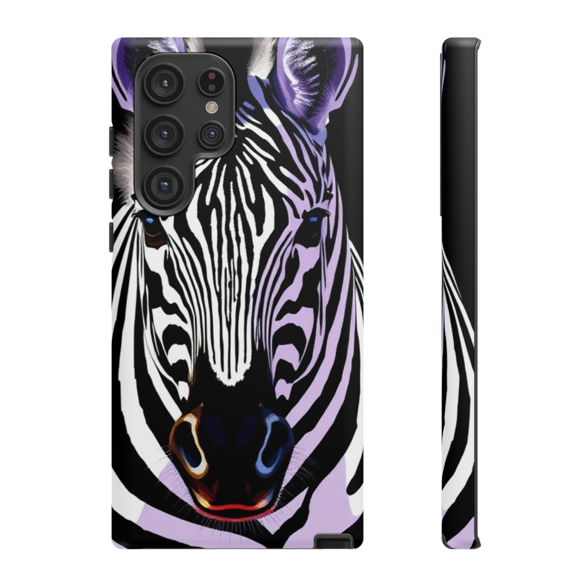 Android OR iPhone Compatible Cases - Zebra Design - Unique Tough Cases