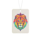 Rainbow Fractal Lion - Car Air Freshener - Eclectic and Aromatic