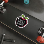Educational Apple Die-Cut Stickers - Advocate & Celebrate