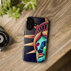 Statue of Liberty Neon Glowing Art Tough Case for Android & iPhone