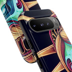 Statue of Liberty Neon Glowing Art Tough Case for Android & iPhone