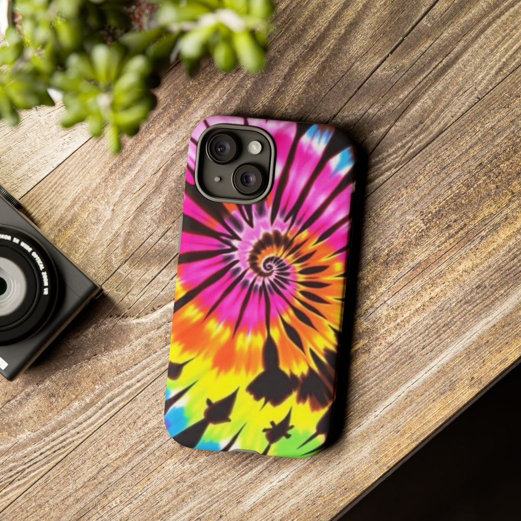 Tie-Dye Spiral Phone Case for iPhone