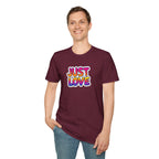 Just Love Unisex Softstyle T-Shirt | Perfect for Pride, Anniversaries, and Everyday Wear
