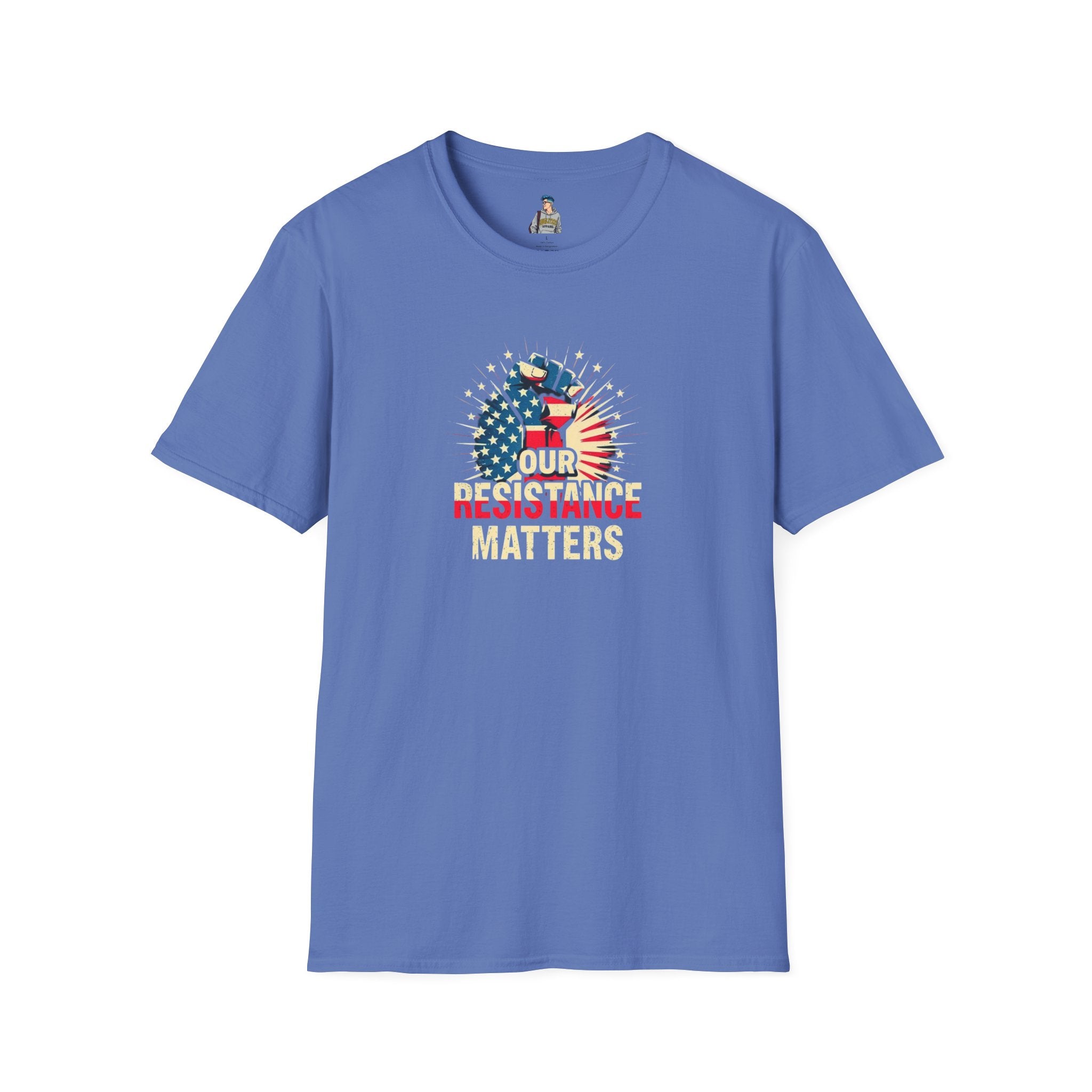 Patriotic Activism T-Shirt - Our Resistance Matters & Save Democracy Designs