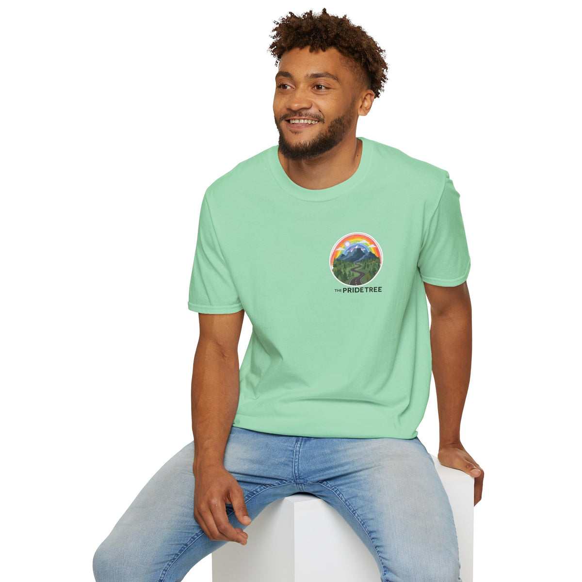 Pride Tree Las Vegas Mountain Graphic T-Shirt