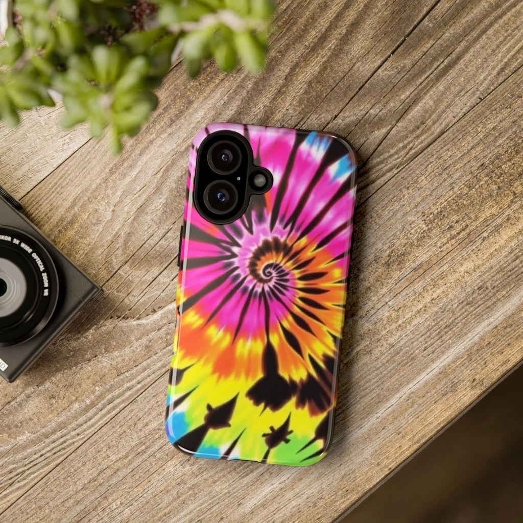 Tie-Dye Spiral Phone Case for iPhone