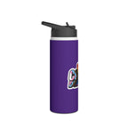 Teaching While Queer Stainless Steel Water Bottle - Perfect for Educators and Allies