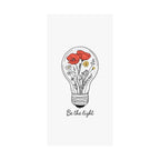 Inspirational Matte Vertical Poster - 'Be the Light'