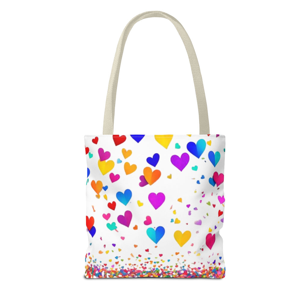 Falling Hearts Tote Bag