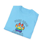 Free Bear Hugs Rainbow Paw T-Shirt