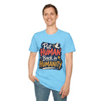 Put Human Back in Humanity T-Shirt — Inspirational Peace Dove Tee