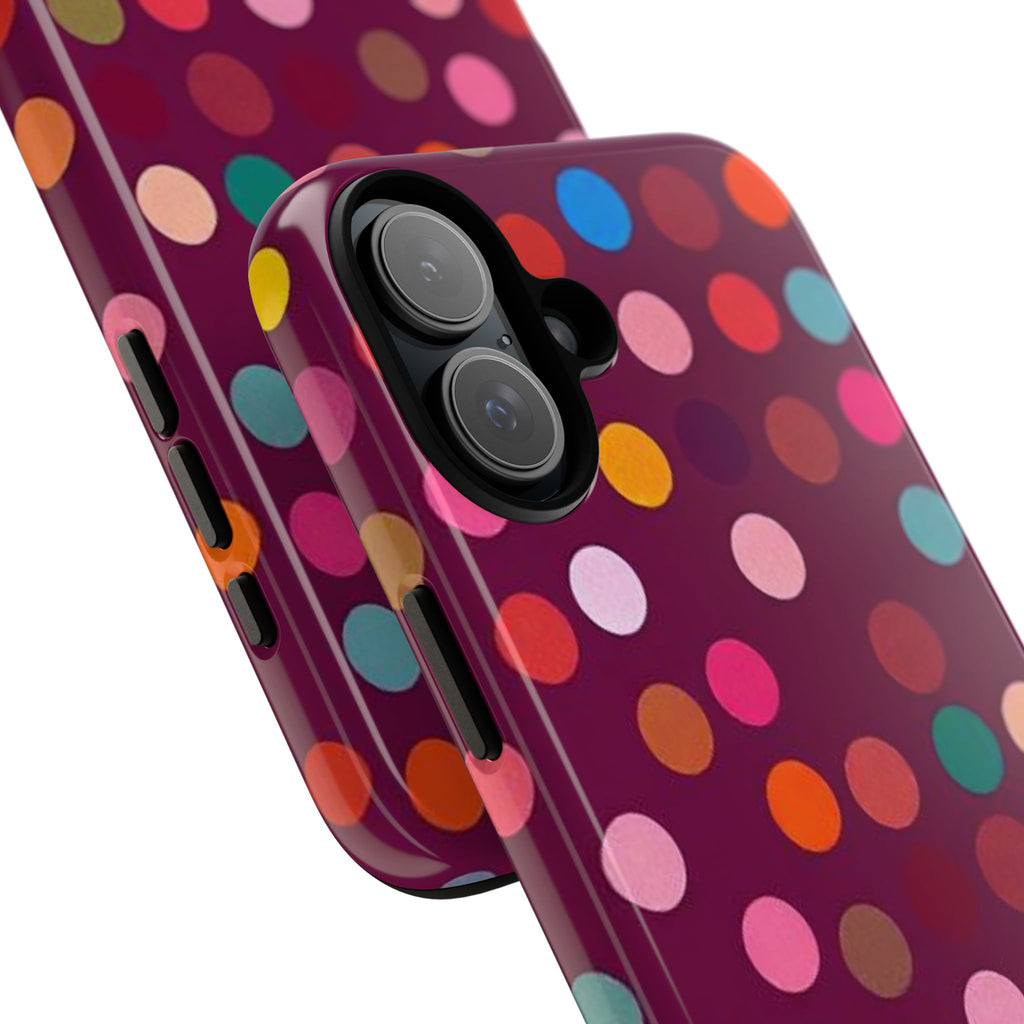 Polka Dot Tough Case for iPhone