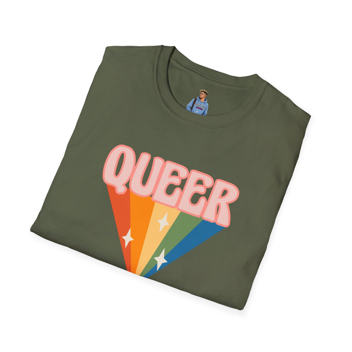 Queer Rainbow Sparkle Pride Tree Las Vegas T-Shirt