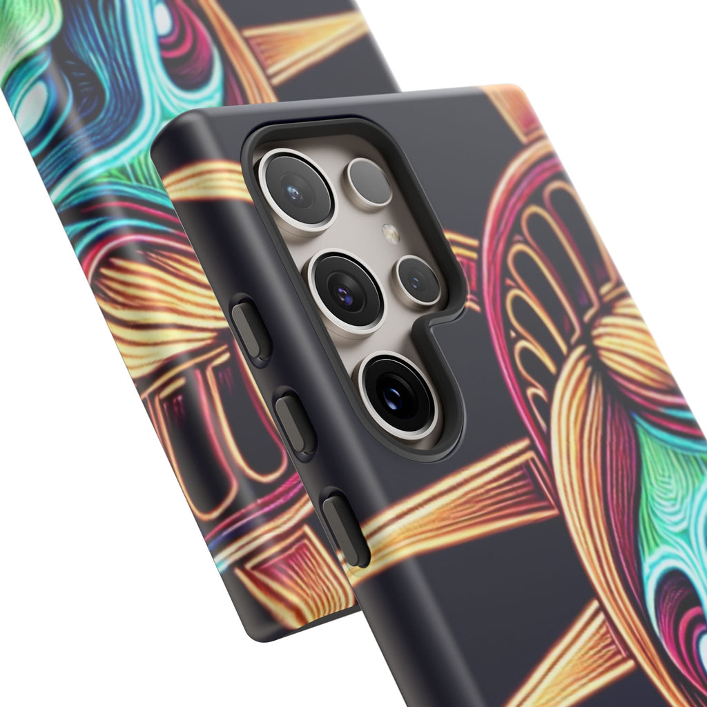 Statue of Liberty Neon Glowing Art Tough Case for Android & iPhone