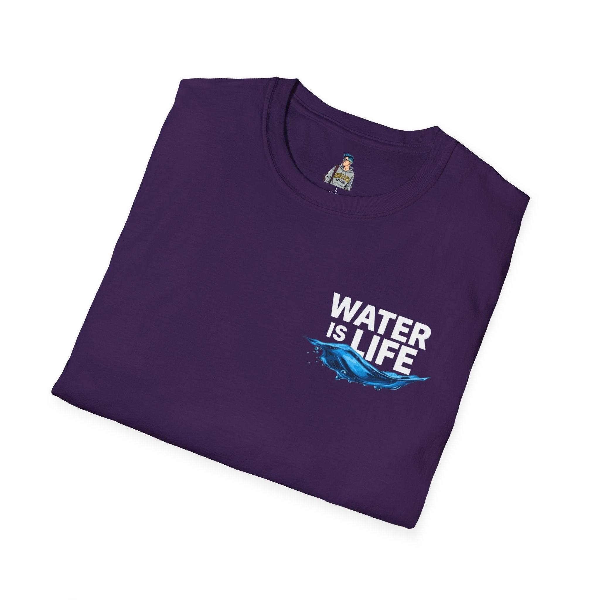 Water is Life Unisex T-Shirt | Eco-Friendly Tee for Environmentalists, Beach Lovers, Awareness Campaigns, Gifting