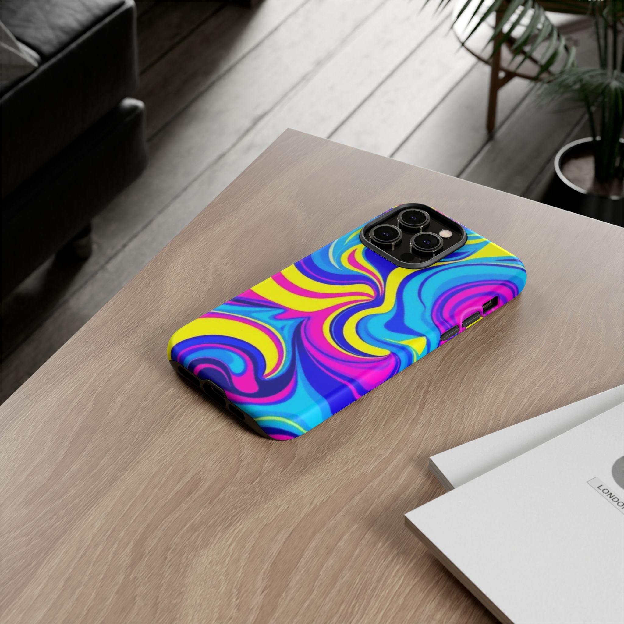 Psychedelic Swirl Tough Phone Case for iPhone