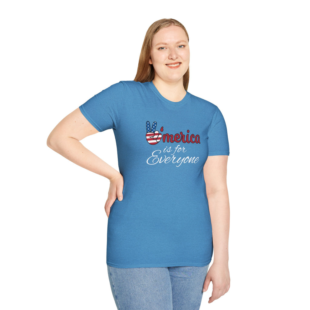 'Merica is for Everyone - Softstyle Unisex T-Shirt
