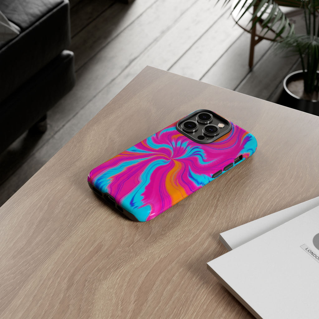 Psychedelic Swirl Tough Phone Case for iPhone