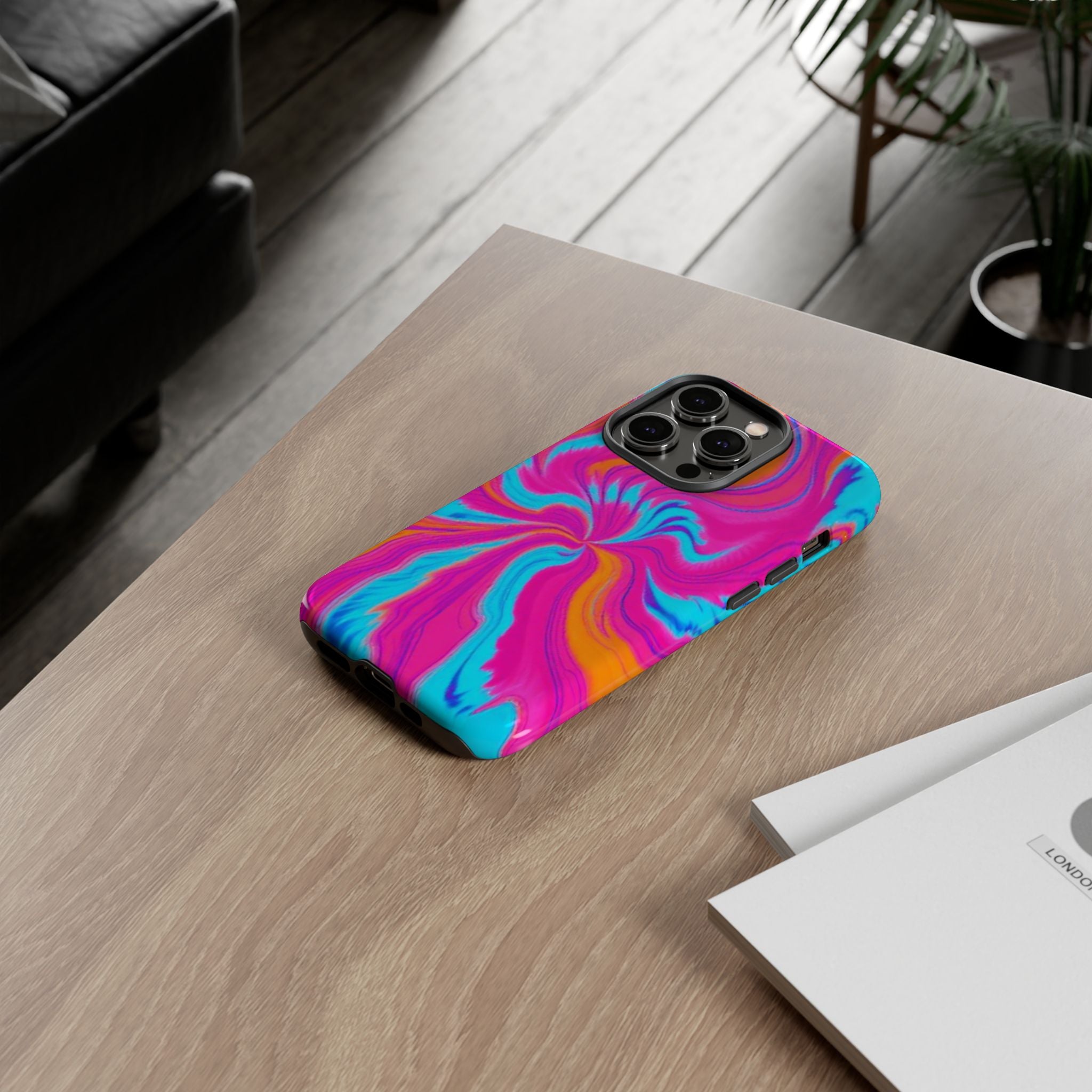 Psychedelic Swirl Tough Phone Case for iPhone