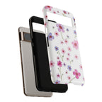 Pink Wildflower Tough Case for Android