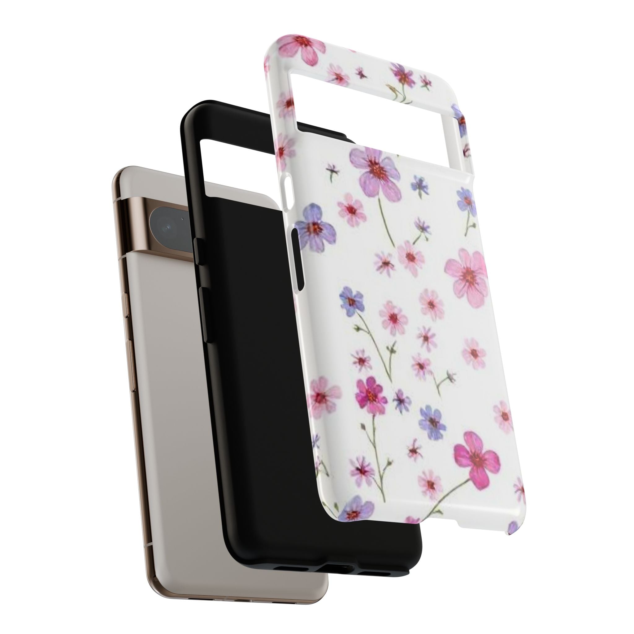 Pink Wildflower Tough Case for Android