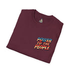 Power to the People Unisex Softstyle T-Shirt Classic Protest Tee