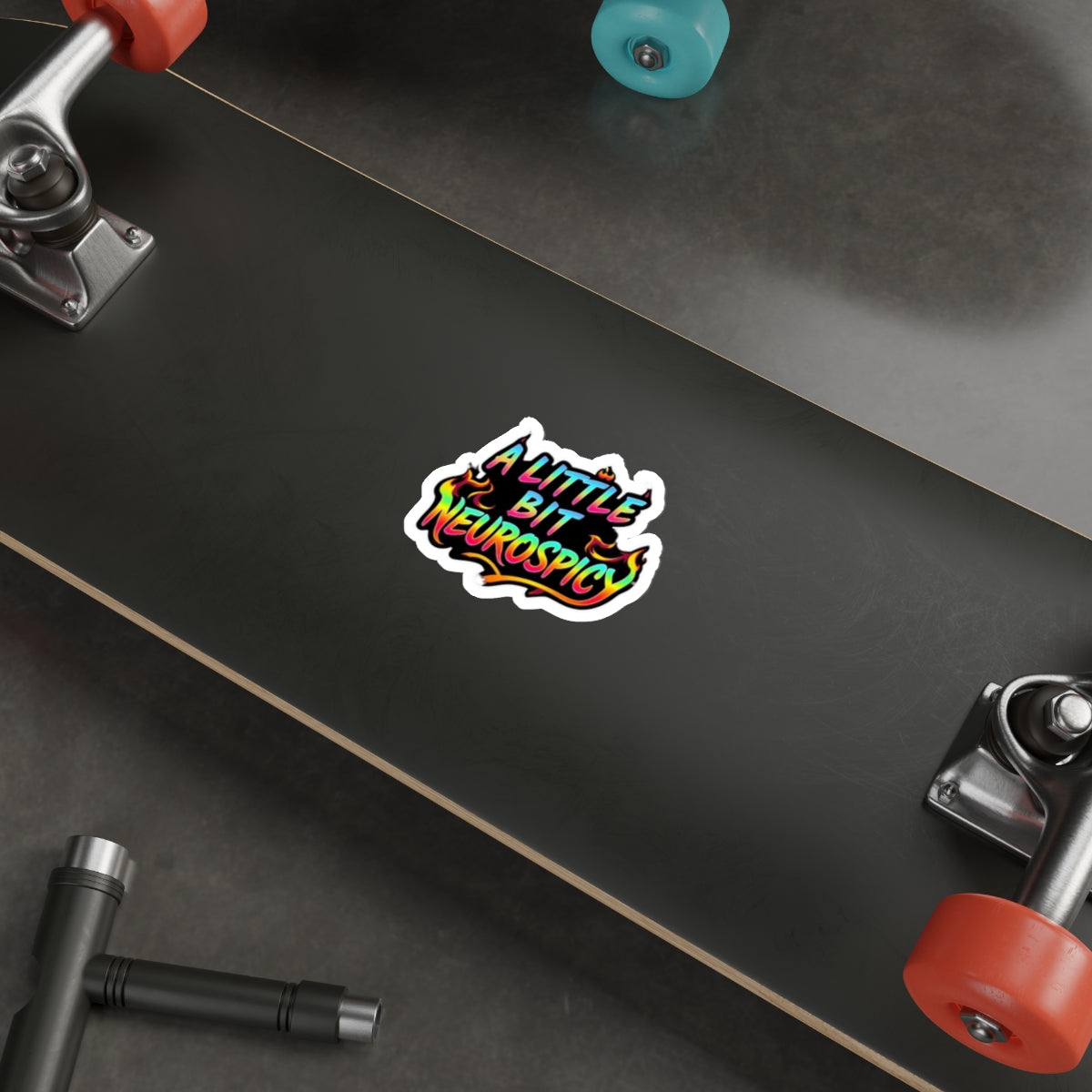 Die-Cut Stickers - A LITTLE BIT NEUROSPICY
