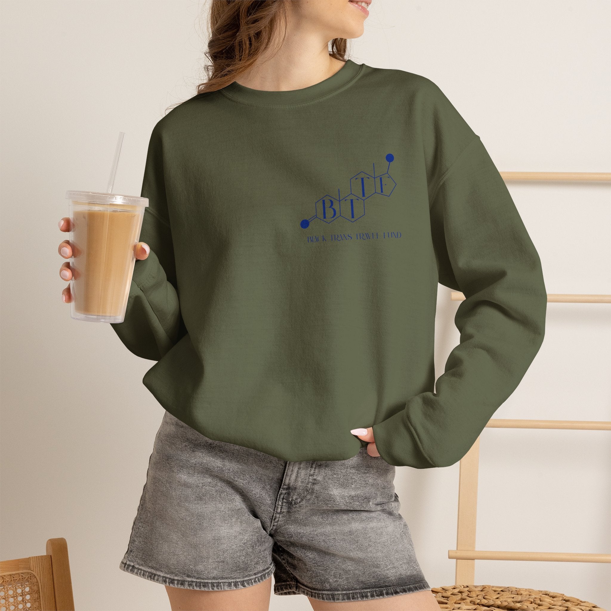 BTTF - Black Trans Travel Fund Unisex Crewneck Sweatshirt