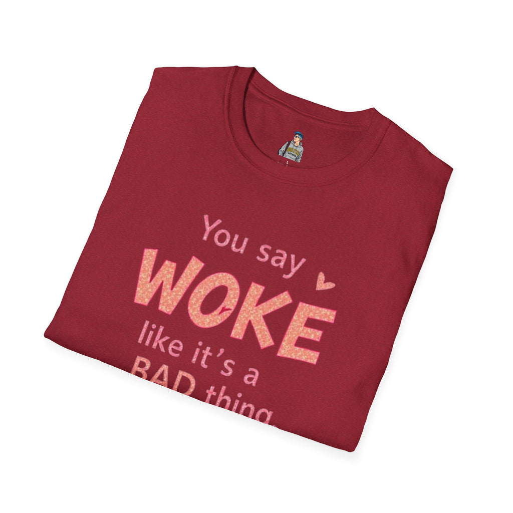 Woke is Empathy Unisex Softstyle T-Shirt - Bold Statement Tee for Everyday Activists