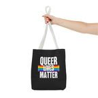 Queer Lives Matter Tote Bag