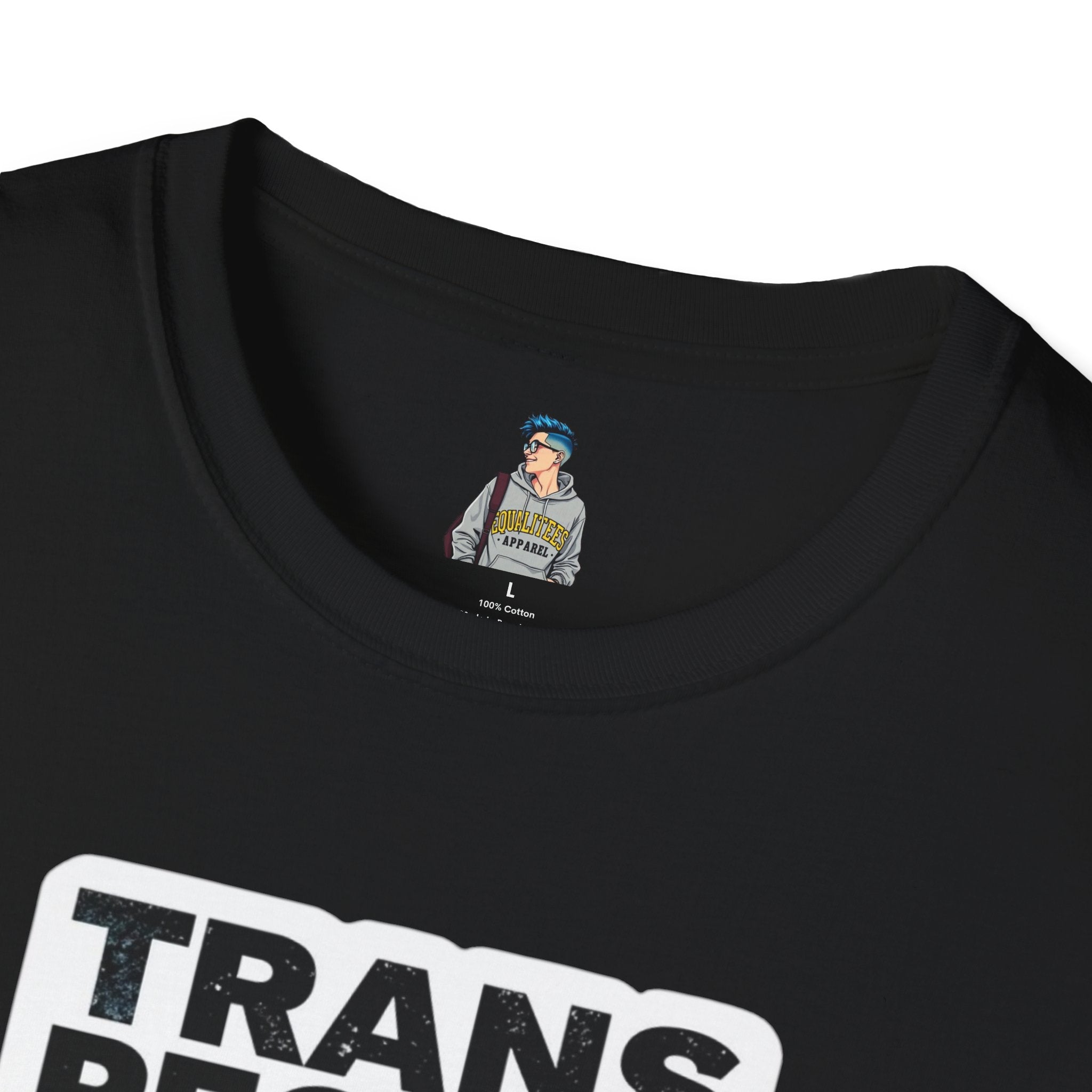 Unisex Softstyle T-Shirt - 'Trans People Exist. Trans People Matter.' Equality Apparel