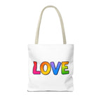 Rainbow Love Tote Bag
