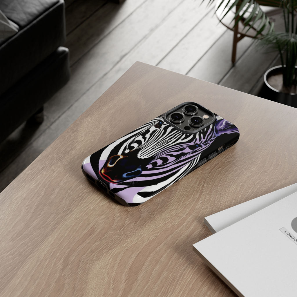Android OR iPhone Compatible Cases - Zebra Design - Unique Tough Cases