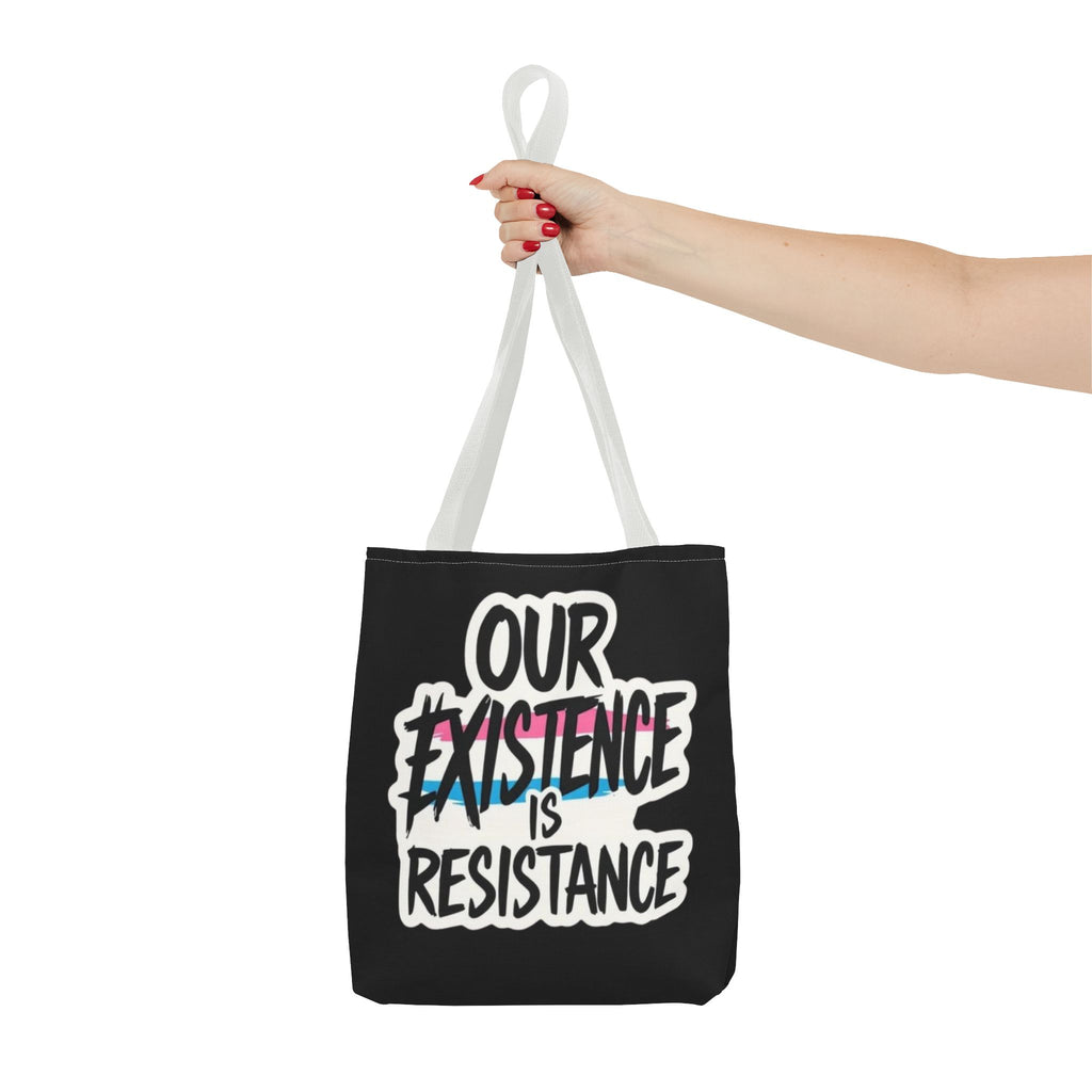 Our Existence Is Resistance Trans Protest Tote Bag