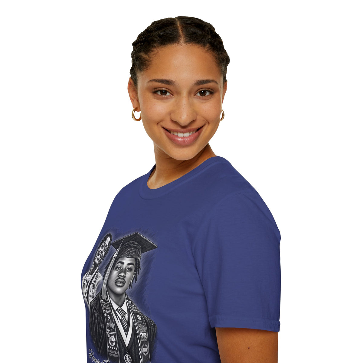 Double Portrait Front - In Memory of Pierre Damas Bel T-Shirt