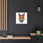 Colorful Fox Canvas Wall Art - Polished Modern Home Décor