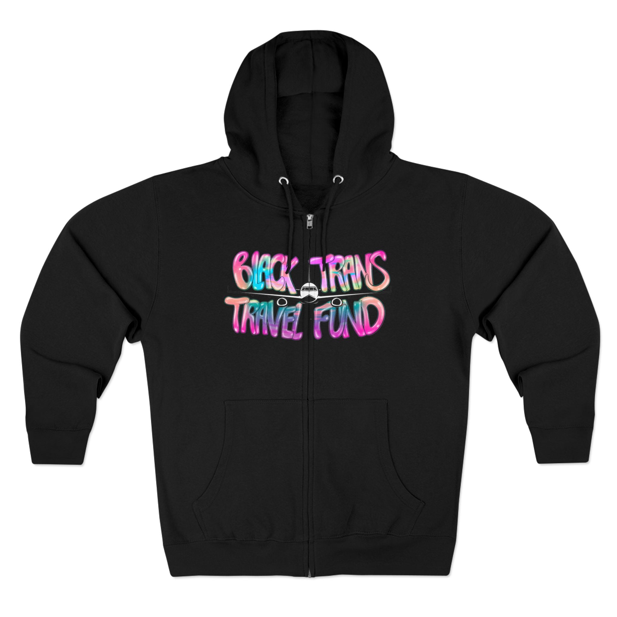 BTTF - Black Trans Travel Fund Unisex Zip-Up Hoodie