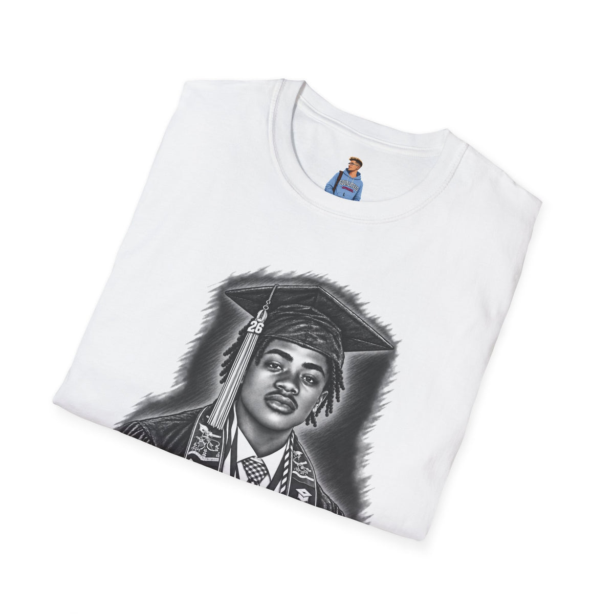Portrait Front and Back - In Memory of Pierre Damas Bel T-Shirt