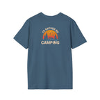 Unisex Softstyle T-Shirt - 'I'd Rather Be Camping' Adventure Tee