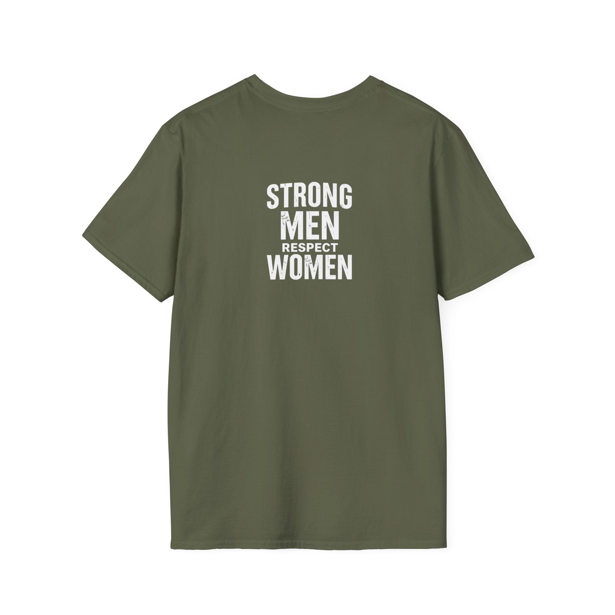 I Am The Bear, Strong Men Respect Women Unisex Softstyle T-Shirt