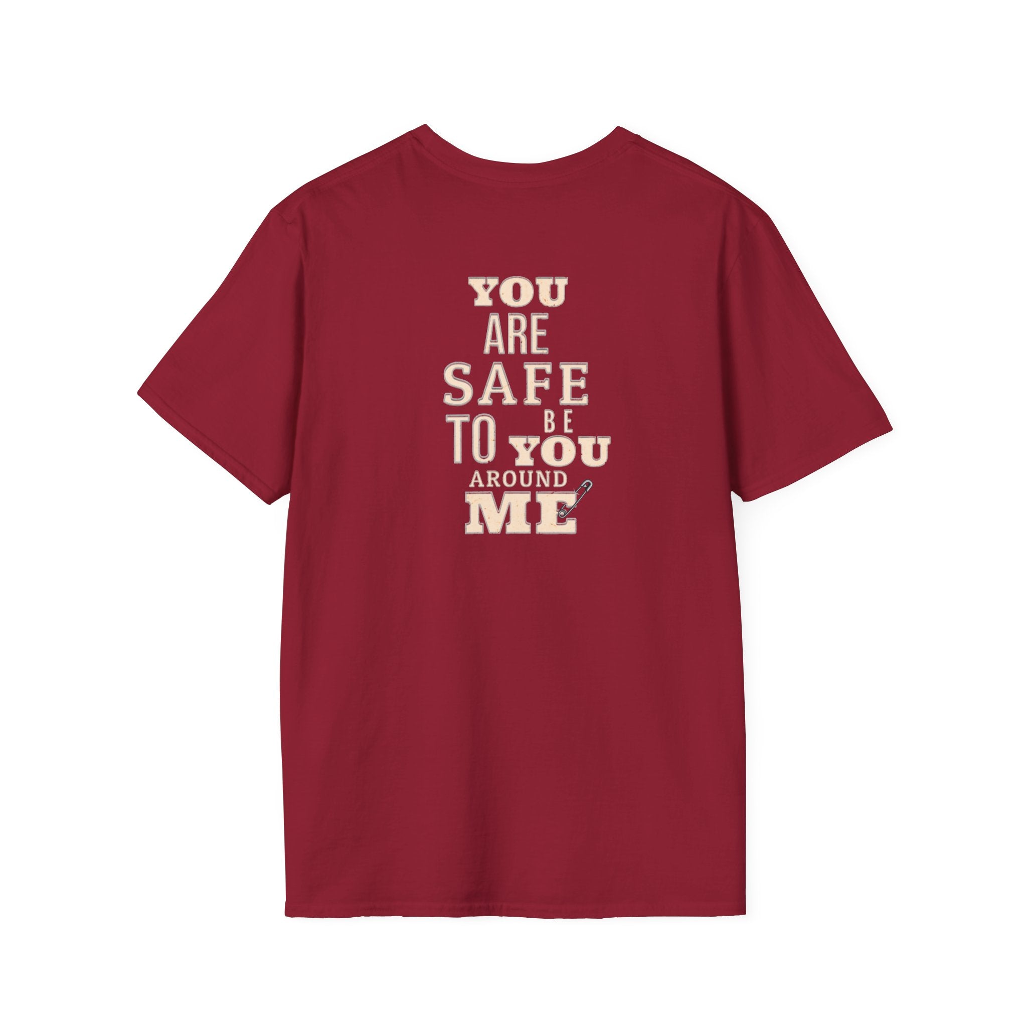 Safety Pin Know That You Are Loved Inspirational Tee Unisex Softstyle T-Shirt