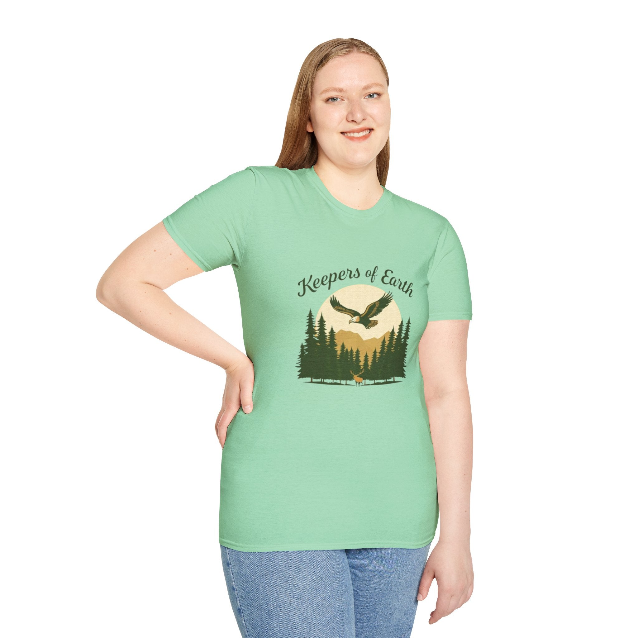 Keepers of the Earth Eagle and Elk T-shirt