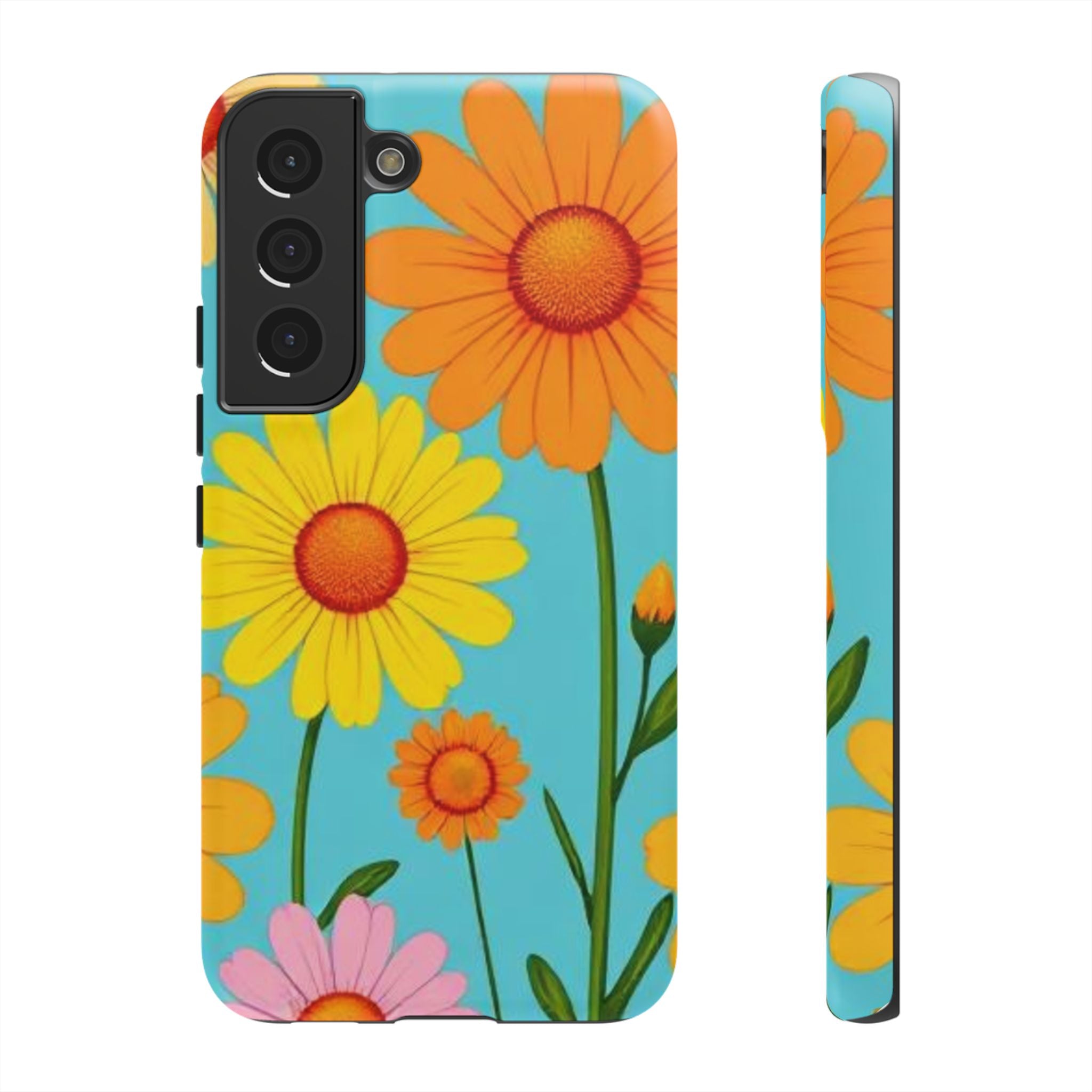 Floral Daisy Tough Case for Android