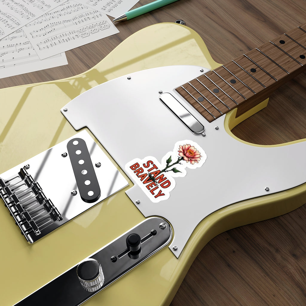 Die-Cut Stickers STAND BRAVELY