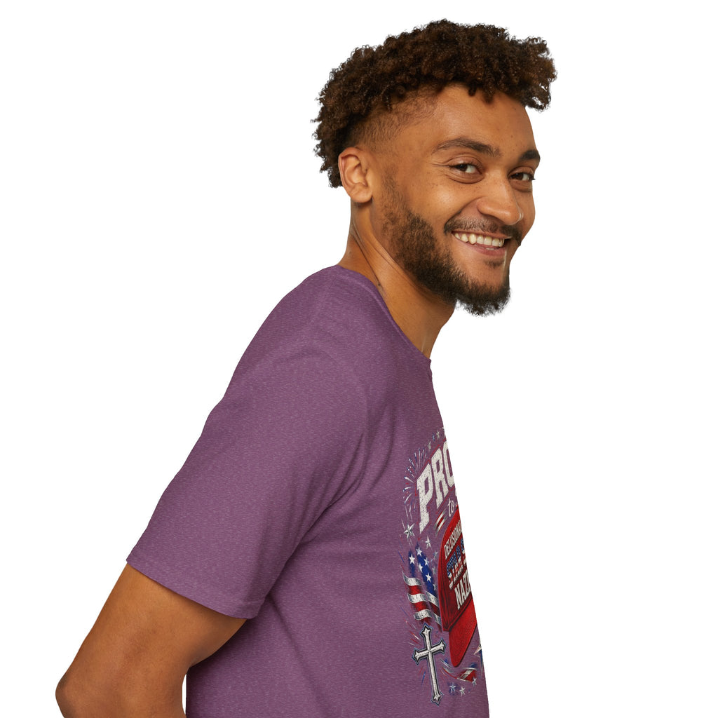 Star Spangled Awesome Graphic Tee ("Proud to Be Delusional Bootlicking Nazi Trash")