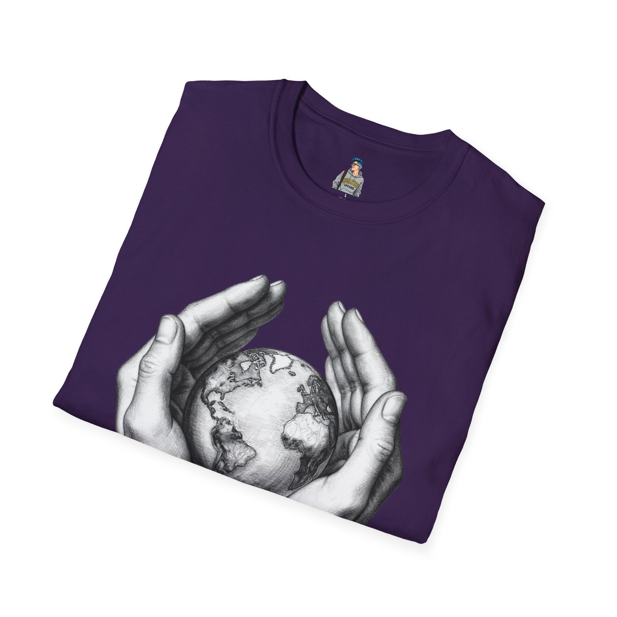 Earth in Your Hands T-Shirt — Protect the Planet Graphic Tee
