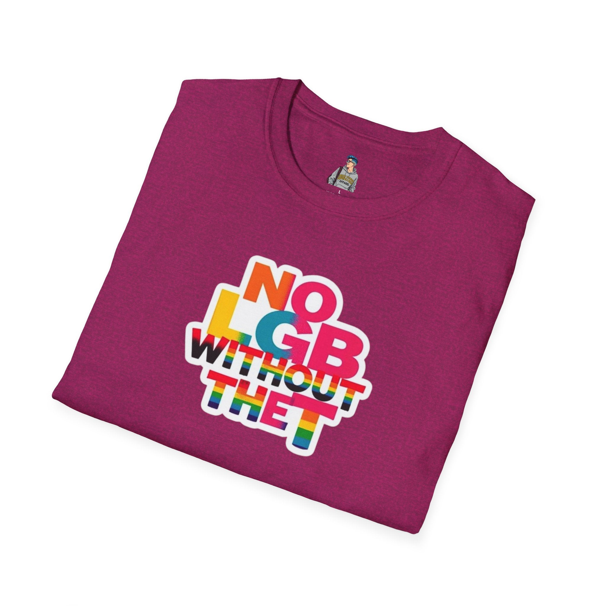 Unisex Softstyle T-Shirt - Trans Visibility No LGB Without the T Statement Tee