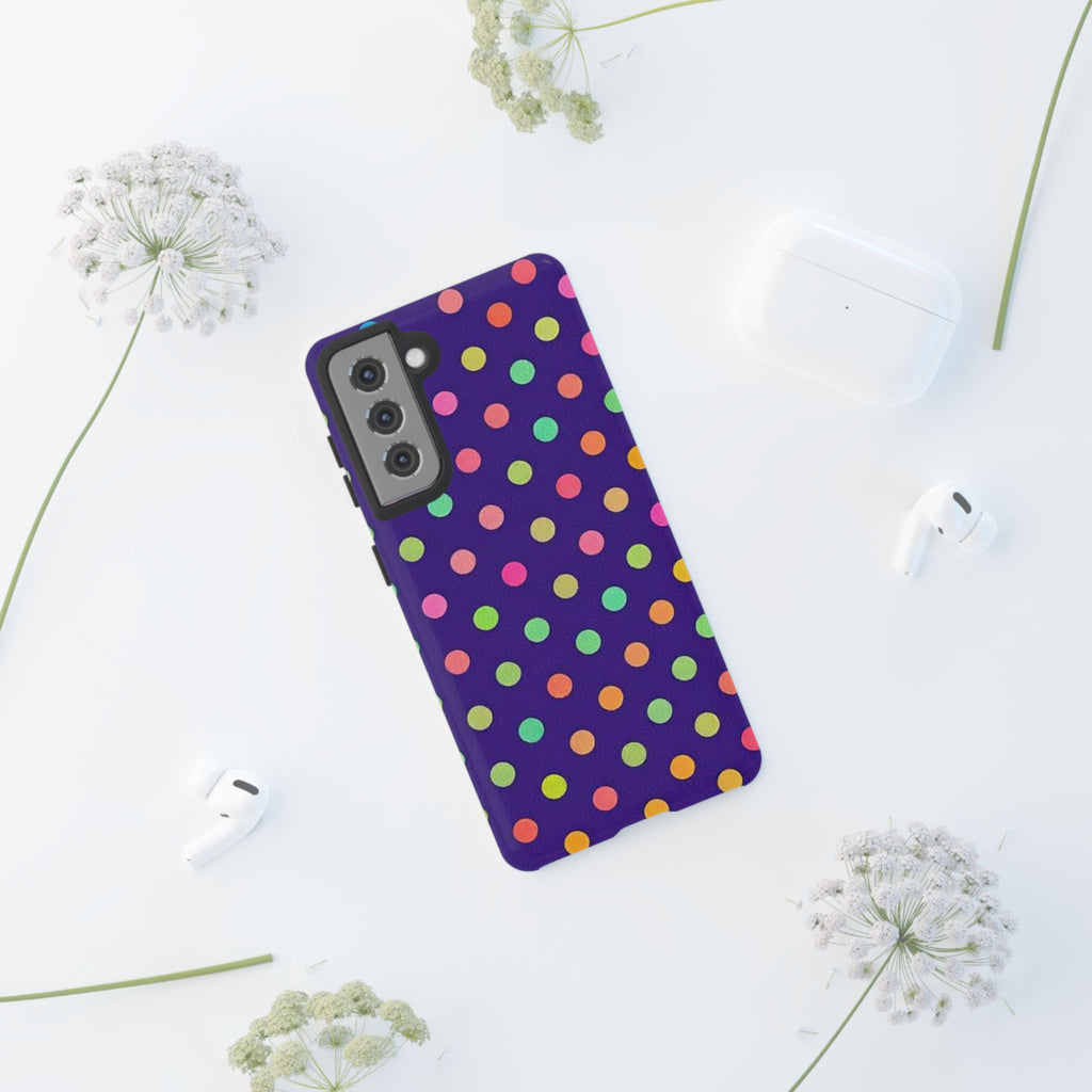 Colorful Polka-Dot Tough Case for Android