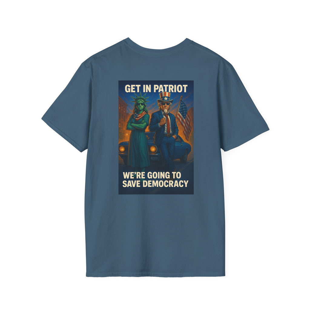 Patriotic Activism T-Shirt - Our Resistance Matters & Save Democracy Designs