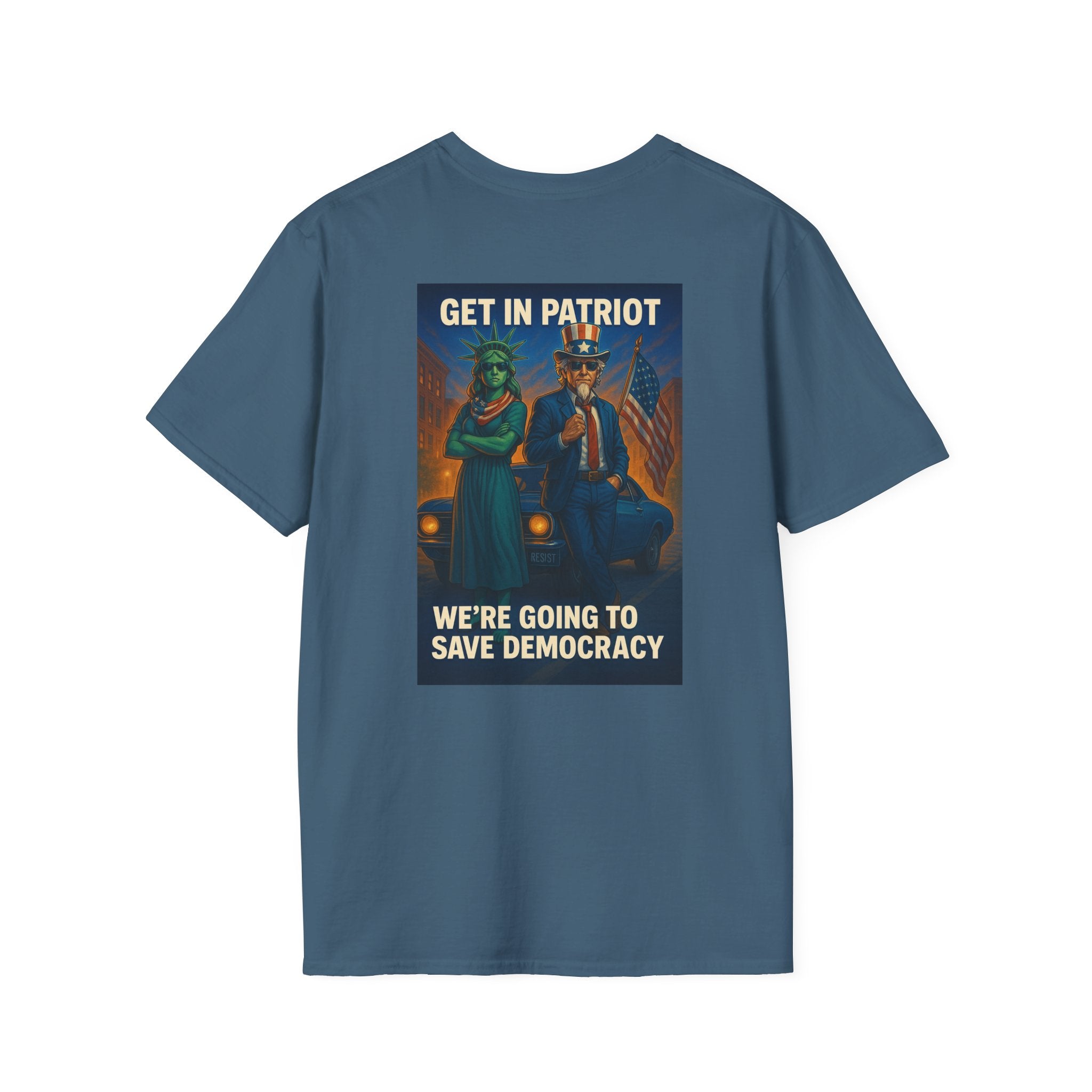 Patriotic Activism T-Shirt - Our Resistance Matters & Save Democracy Designs